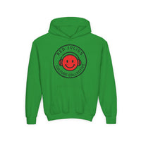 Red Julius Culture Collective Graphic Youth Hoodie — Smiley Logo
