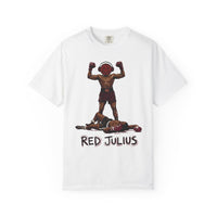 Red Julius Culture Collective Graphic T-Shirt — Victory Illustration