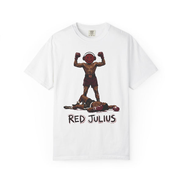 Red Julius Culture Collective Graphic T-Shirt — Victory Illustration