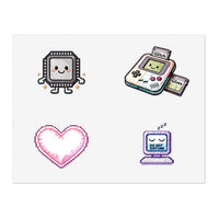 GLITCH + GLOSS — PATCHWORK Sticker Sheet Set