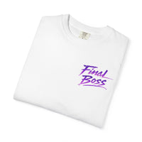Final Boss — Retro Neon Prince Tribute Graphic T-Shirt