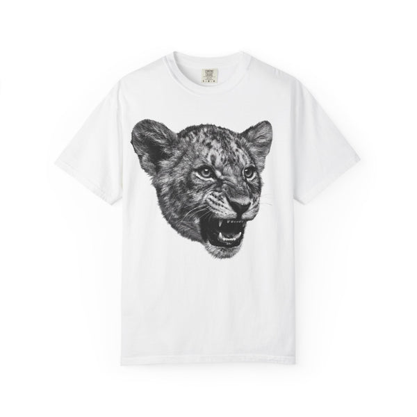 Aipex— Roaring Cub Tee — Vintage Black Panther Cub Graphic T-Shirt