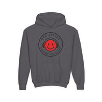 Red Julius Culture Collective Graphic Youth Hoodie — Smiley Logo