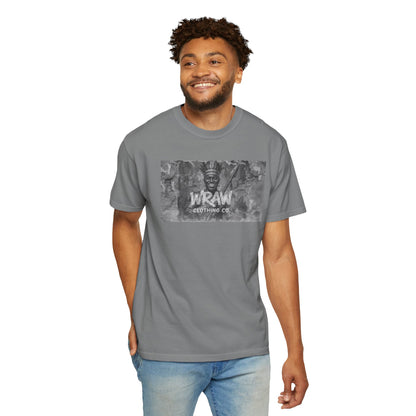 WRΛW Clothing Co. Graphic T-Shirt — Vintage Black & White Logo Tee