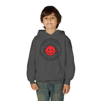Red Julius Culture Collective Graphic Youth Hoodie — Smiley Logo