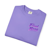 Final Boss — Retro Neon Prince Tribute Graphic T-Shirt