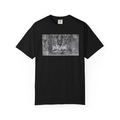 WRΛW Clothing Co. Graphic T-Shirt — Vintage Black & White Logo Tee