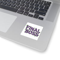 Final Boss — Purple Vines Kiss-Cut Laptop Decal