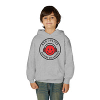 Red Julius Culture Collective Graphic Youth Hoodie — Smiley Logo