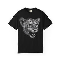 Aipex— Roaring Cub Tee — Vintage Black Panther Cub Graphic T-Shirt