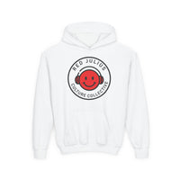 Red Julius Culture Collective Graphic Youth Hoodie — Smiley Logo