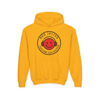 Red Julius Culture Collective Graphic Youth Hoodie — Smiley Logo