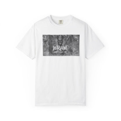 WRΛW Clothing Co. Graphic T-Shirt — Vintage Black & White Logo Tee