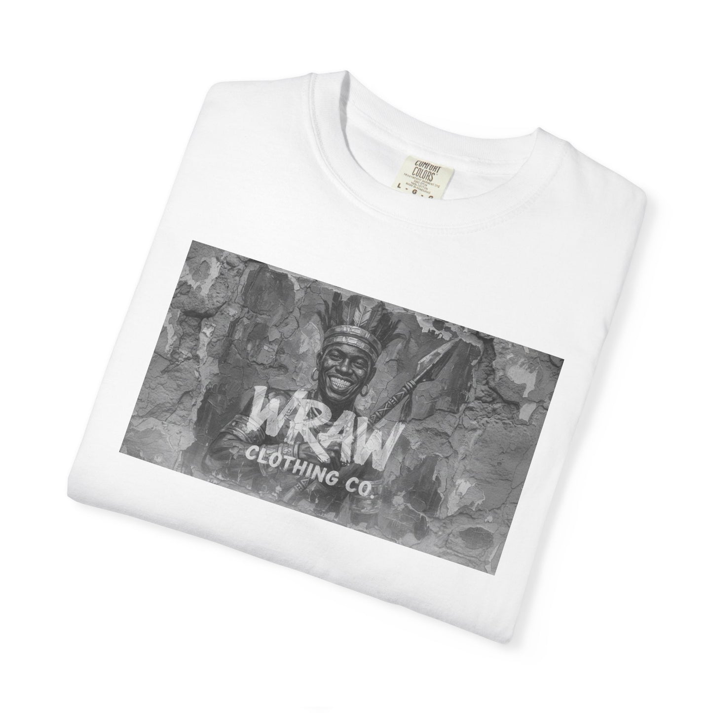 WRΛW Clothing Co. Graphic T-Shirt — Vintage Black & White Logo Tee