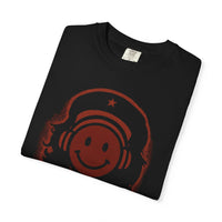 Red Julius Culture Collective Graphic T-Shirt — Smiley Headphones