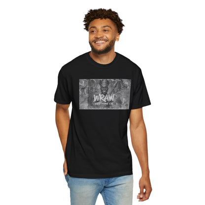 WRΛW Clothing Co. Graphic T-Shirt — Vintage Black & White Logo Tee