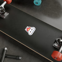 GLITCH + GLOSS — Cloud on Fire — Vinyl Decal