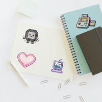 GLITCH + GLOSS — PATCHWORK Sticker Sheet Set