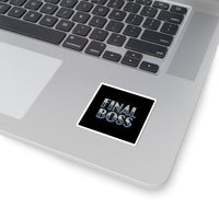 Final-Boss — Glitter Chrome Gaming Kiss-Cut Sticker