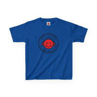 Red Julius Culture Collective Graphic Kid’s T-Shirt — Smiley Logo