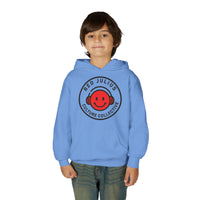 Red Julius Culture Collective Graphic Youth Hoodie — Smiley Logo