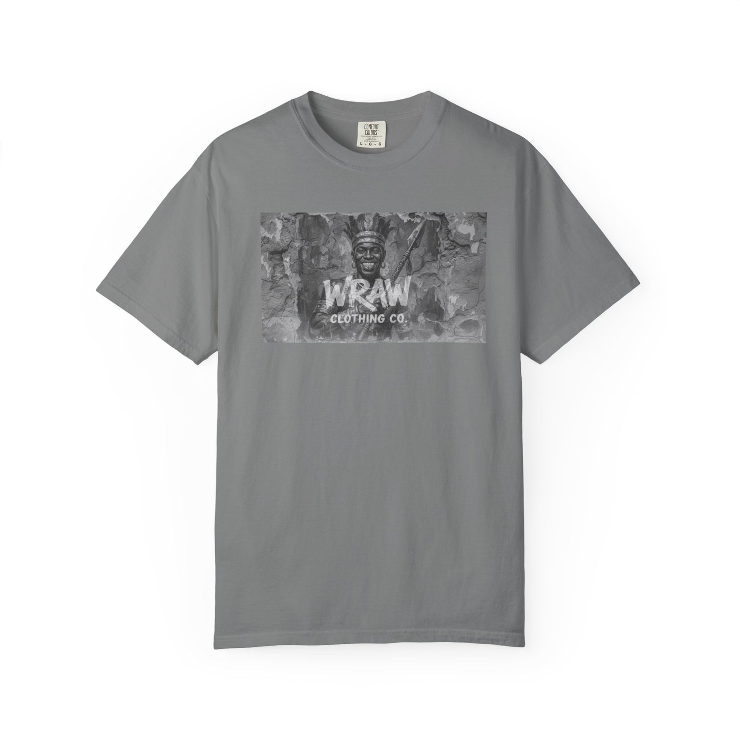 WRΛW Clothing Co. Graphic T-Shirt — Vintage Black & White Logo Tee