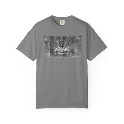 WRΛW Clothing Co. Graphic T-Shirt — Vintage Black & White Logo Tee