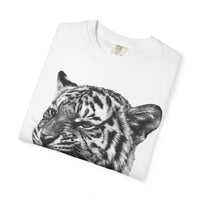 Aipex— Roaring Tiger Cub T-Shirt — Vintage Black Tiger Head Graphic Tee