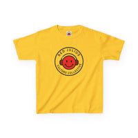 Red Julius Culture Collective Graphic Kid’s T-Shirt — Smiley Logo