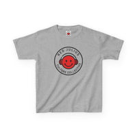 Red Julius Culture Collective Graphic Kid’s T-Shirt — Smiley Logo