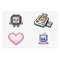 GLITCH + GLOSS — PATCHWORK Sticker Sheet Set