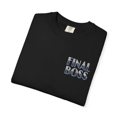 T-Shirt — "Final Boss" Moonwalker Graphic Tee