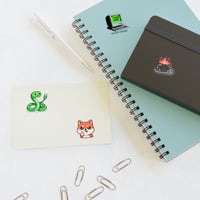GLITCH + GLOSS — 8-BIT Sticker Sheet Set