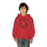Red Julius Culture Collective Graphic Youth Hoodie — Smiley Logo