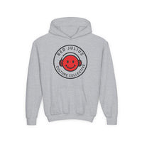 Red Julius Culture Collective Graphic Youth Hoodie — Smiley Logo