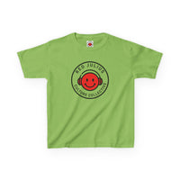 Red Julius Culture Collective Graphic Kid’s T-Shirt — Smiley Logo