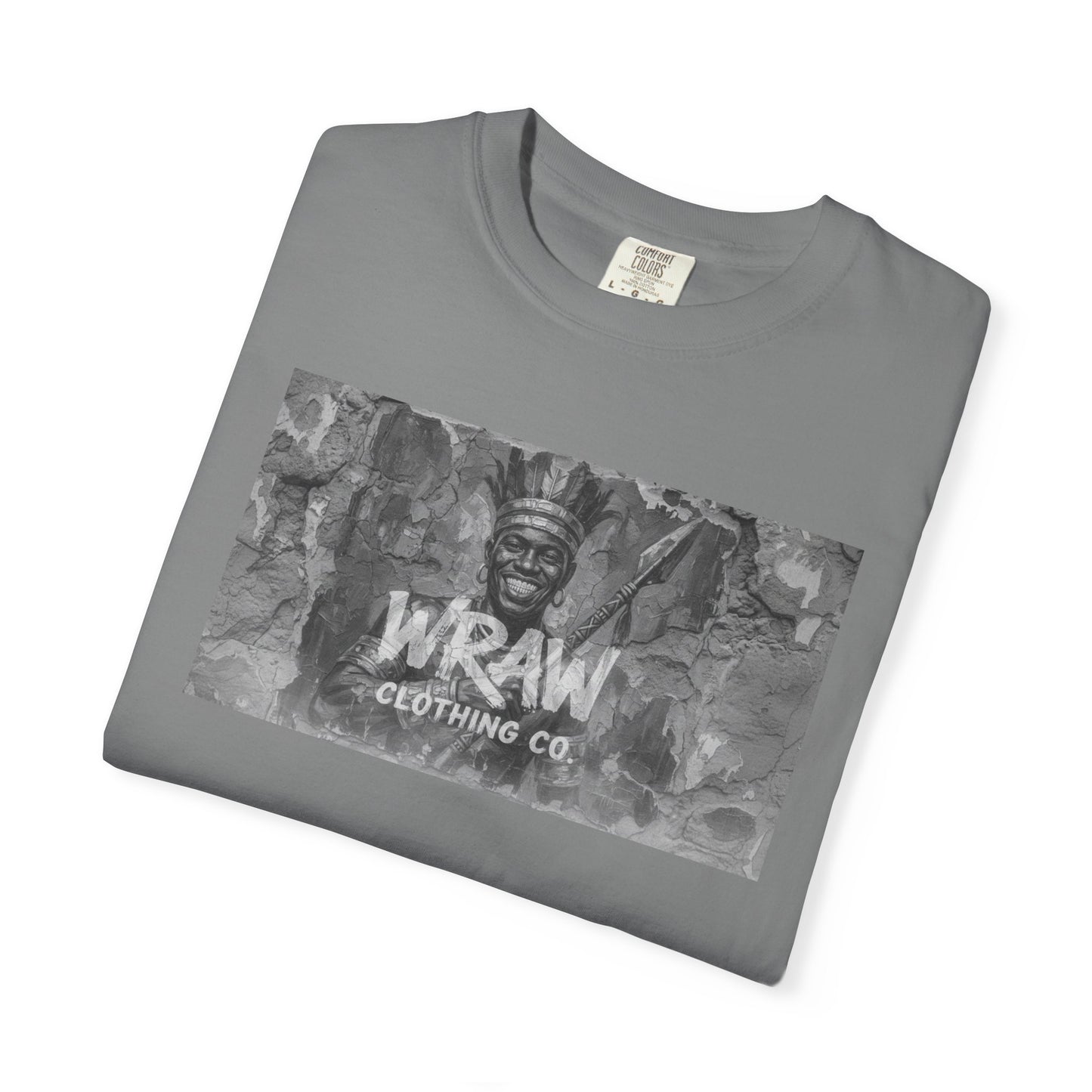 WRΛW Clothing Co. Graphic T-Shirt — Vintage Black & White Logo Tee